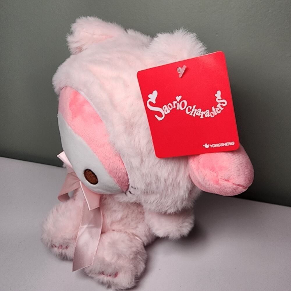 Sanrio Characters My Melody Plush Toy Stuffed Kitten Cat Pink Costume Yongsheng - Picture 4 of 5